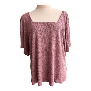 Maurices XL Ribbed Knit Crisscross Back Top (2611-1)